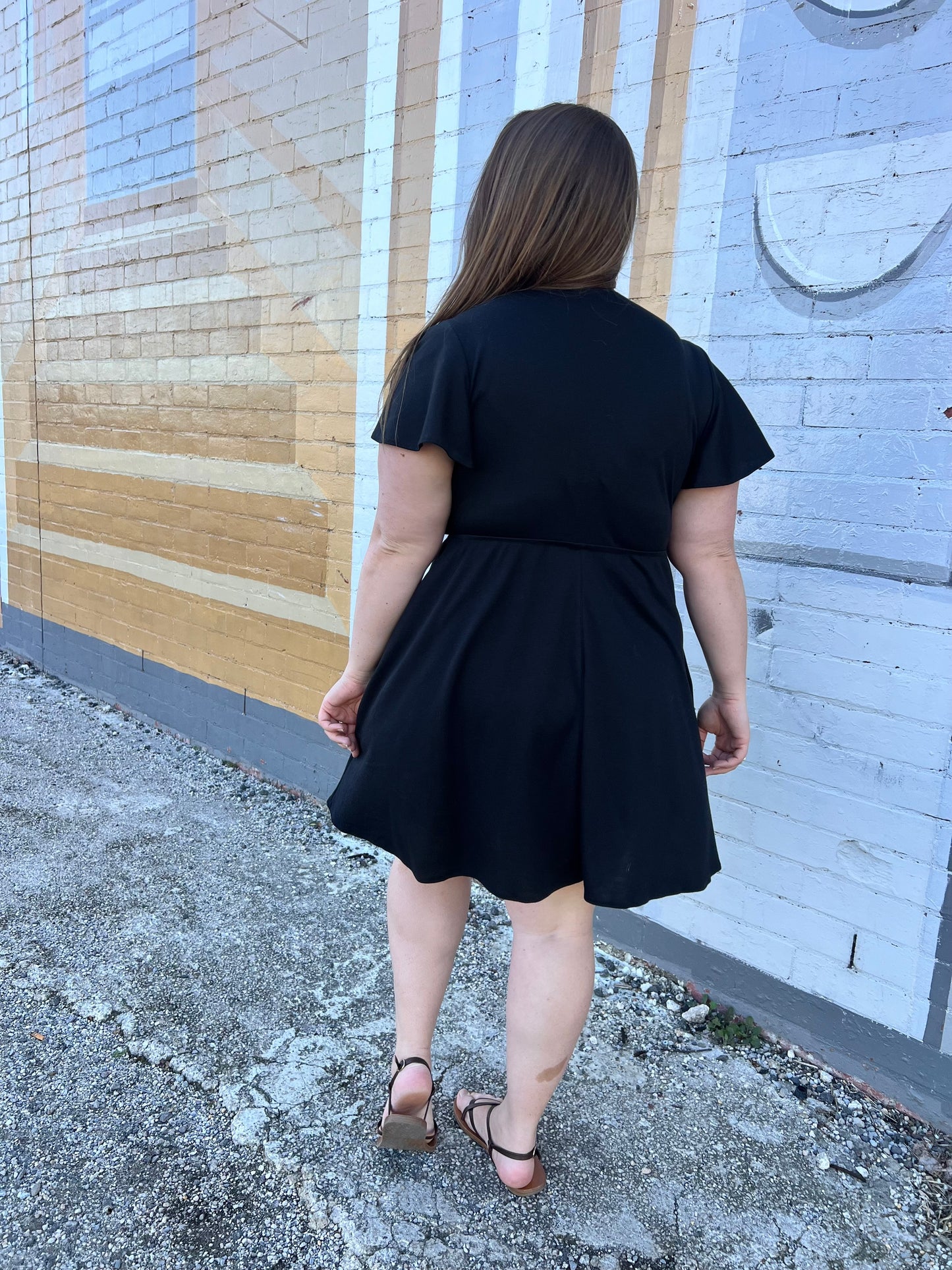 Amber Dress - Black MADE TO ORDER